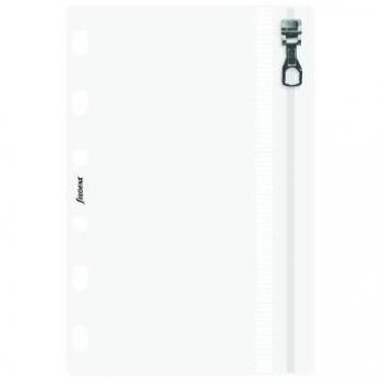 Filofax zippered plastficka för pocket