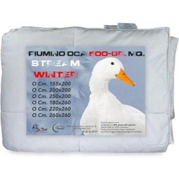 Trappunta Piumino Oca 500 g – 80% Piuma 20% Piumino, 1 Piazza e Mezza 220×260 cm