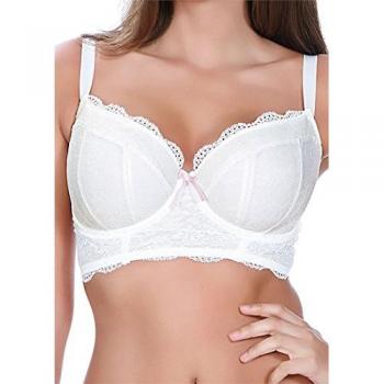 Freya Women's Longline Bra - Fancies Collection - White - Size 34E