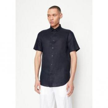 Camicia Armani Exchange a maniche corte Navy