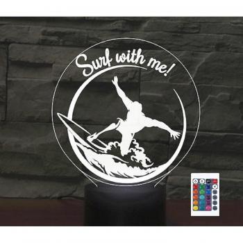 Shao Shen 3D Illusion Lamp – 16 Couleurs pour Enfant