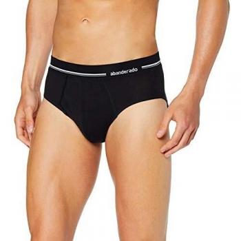 Abanderado Anatomischer Slip für Männer, atmungsaktives Gewebe, Schwarz, XL