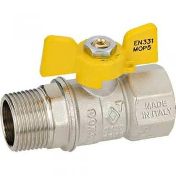 Valvola a sfera saracinesca gas mf leva corta 3/4''