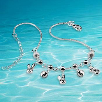 Lapin Chic 925 Bracelet Pied Femme