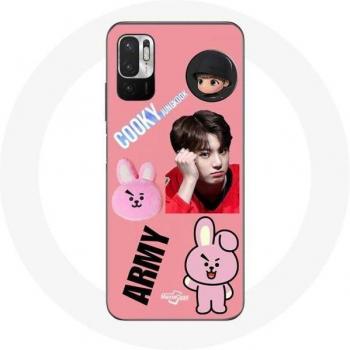 Xiaomi Redmi Note 10T 5G BTS Bangtan Boy BT21 Cooky Jungkook ARMY Hülle