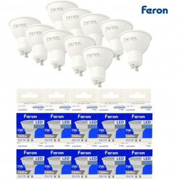 Bombilla LED GU10 7W Blanca 110°