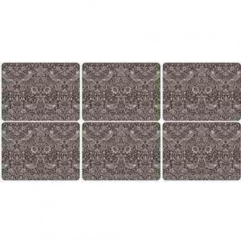 Morris & Co Strawberry Thief Cork Backed Placemats