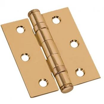 Cerniera con cuscinetti bronzata mm 75 x 65 - sp.2