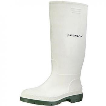 Dunlop Pricemastor Non Safety Waterproof Wellington Boots 1 Pair White 10.5