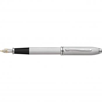 Bolígrafo Cross Townsend Platinado Especial M con punta dorada 18K