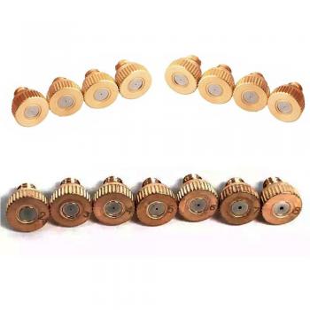 5PCS Brass Misting Nozzle 10/24 UNC with Adjustable Orifice for Patio