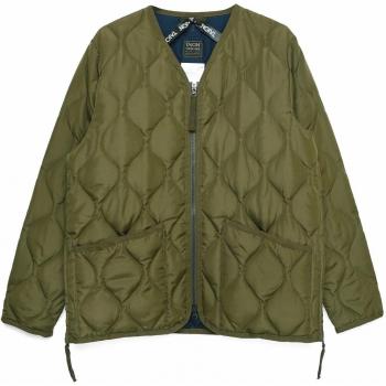 Taion Giacca Militari con Zip e Scollo a V