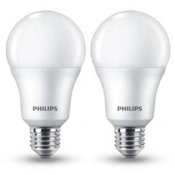 Philips E27 LED-lampa 2-pack 2700K 8W