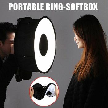Foldable Round Softbox Reflector for Portraits