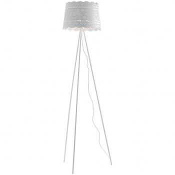 Piantana Cluny in Metallo Bianco Opaco 40x168cm