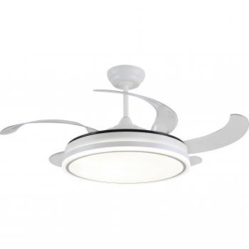 Ventilador de Techo Ambra XXL P&B con Luz LED y Mando a Distancia