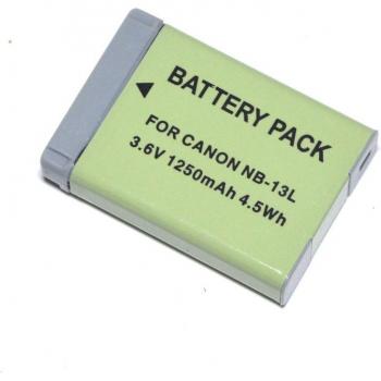 PowerShot NB‑13L: batería y cargador de cámara