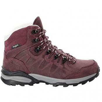 Trekkingschuhe Jack Wolfskin Refugio Prime Texapore Mid W 4059701 Dunkelrot 39,5