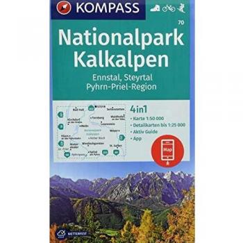 Carta escursionistica n. 70. Nationalpark Kalkalpen, Ennstal, Steyrtal, Pyhrn-Priel-Region 1:50.000