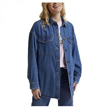 Lee Sobrecamisa de Mujer Denim con Bolsillos Parche