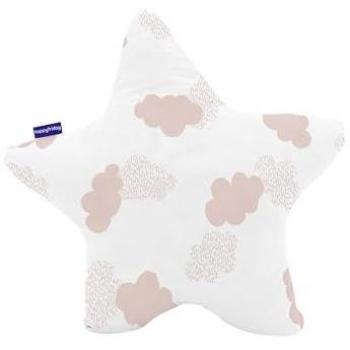 Cojín Nubes Rosa Estrella 50 x 50 cm