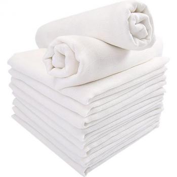 Doublure couche réutilisable bébé 10 couches mousseline 15x35CM