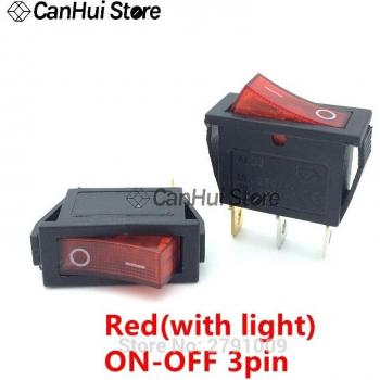 KCD3 Rocker Switch ON-OFF-ON 2 / 3 Position Lighted Power Switch 15A/16A 250VAC