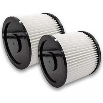 Filtro a Pieghe Piatte (2x) compatibile con Einhell YPL 1400/30 – Bianco
