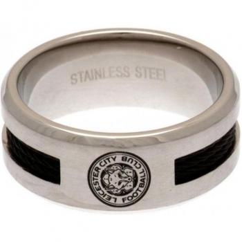 Midland City Leicester Silver Ring – Black Inlay, M