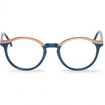 Mr. Boho Button ACWR21-00 Men's Glasses Blue Size 50 - Free Lenses - HSA/FSA Insurance