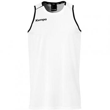 Canottiera Kempa Player Bianco XL Uomo