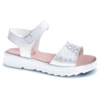 Sandalias niña Pablosky modelo Olimpo blanco con cierre de velcro