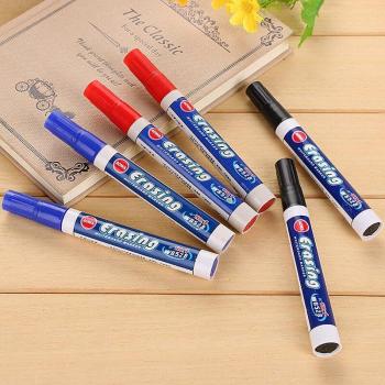 10pcs Safety Erasable Whiteboard Marker Set - Black, Blue, Red