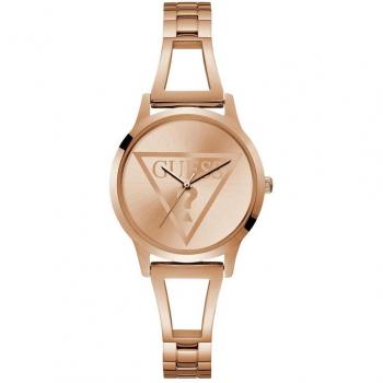 Goldene Eleganz: Guess Lola Analog Uhr für Damen