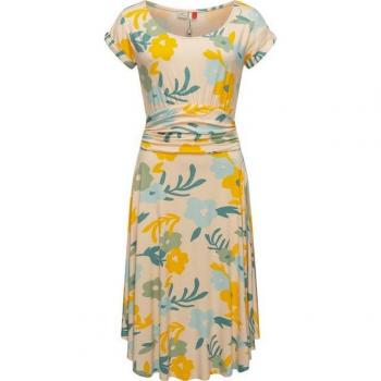 Ragwear Vestido Yvone Piel con Detalle Petróleo