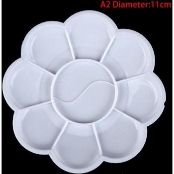 White Plastic Paint Palette