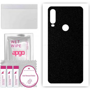 Adhesivo Protectora APGO Negro Mate para Alcatel 1S (2020)