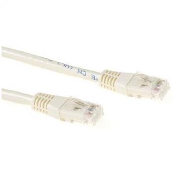 ACT UTP CAT6A 5.0m Elfenbein U/UTP Netzwerkkabel