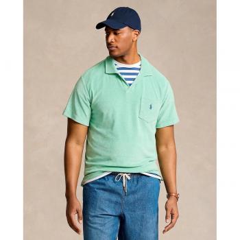 Polo de Hombre Ralph Lauren de Algodón BCI con Bolsillo y Ajuste Regular en Tallas Grandes (Celadon 3XL)