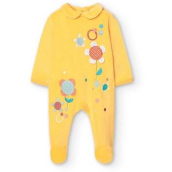 Velour Baby Girl Boboli – Pelele con estampado de flores