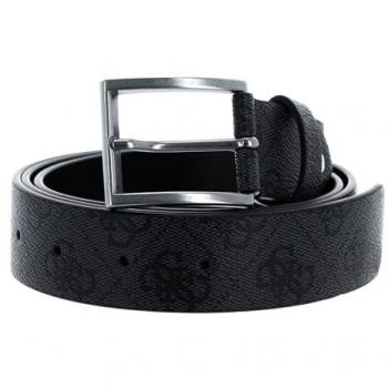 Guess Classic 4G Black Leather Belt