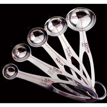 Stainless Steel Measuring Spoons for Tea and Coffee