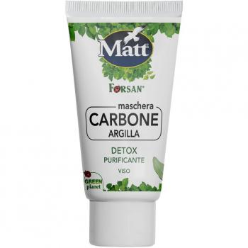 Forsan - Maschera Argilla Carbone Maschera idratante 50 ml unisex