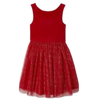 VELVET & SPARKLE Holiday Dress – VERTBAUDET Red for Girls 4-5Y