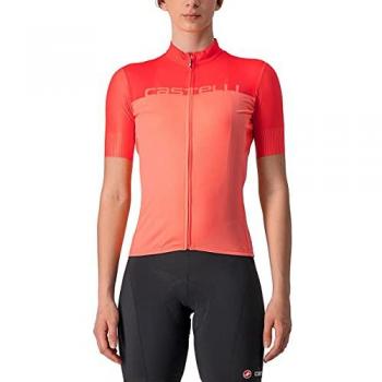 Castelli Maglia A Maniche Corte Rosa Corallo