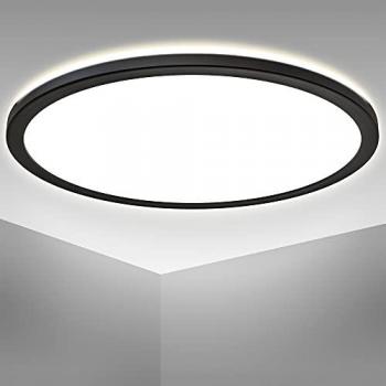 Ultraflaches LED Panel, schwarz, 22W