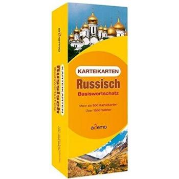Karteikarten Russisch Basiswortschatz: Mehr als 500 Karteikarten. Über 1500 Wörter.