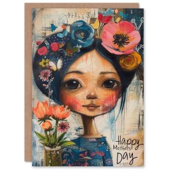 Grunge Garden: Mother’s Day Celebration Card