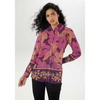 Elegante Hemdbluse ANISTON SELECTED in Lila