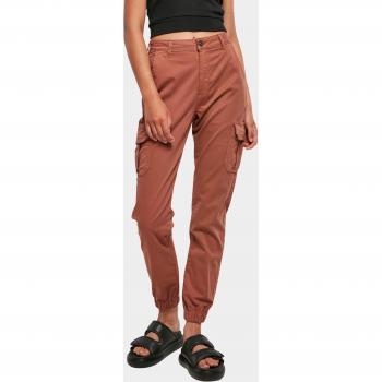 Urban Classics Terracotta High Waist Cargo Pants